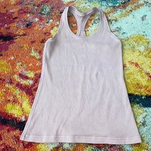 Lululemon ribbed pink tank